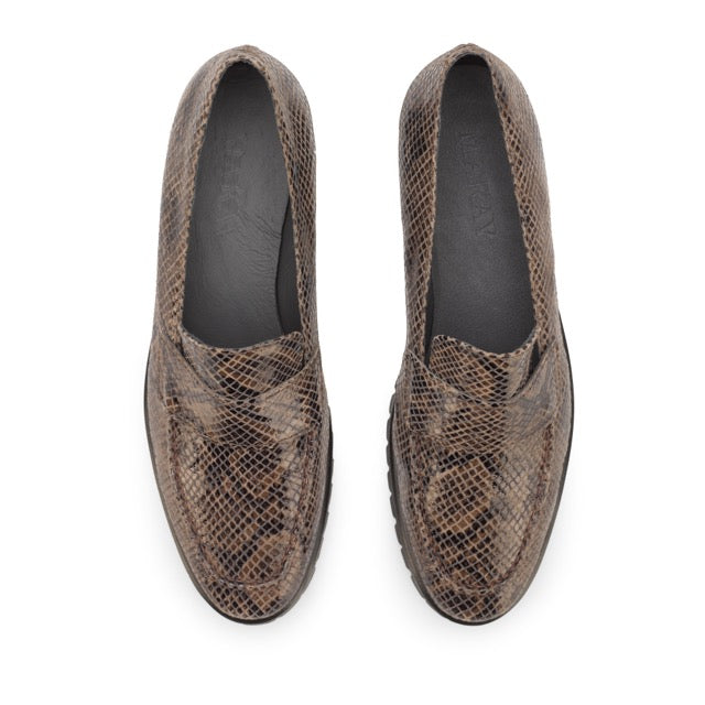 FULL ON Mocassin Piton Cognac