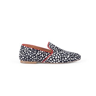 MADRID Loafer Dotted Black Red