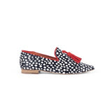 BERLIN Loafer Dotted Black / Red