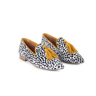 BERLIN Loafer Dotted White / Yellow