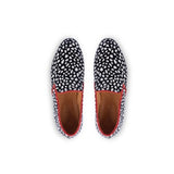 MADRID Loafer Dotted Black Red