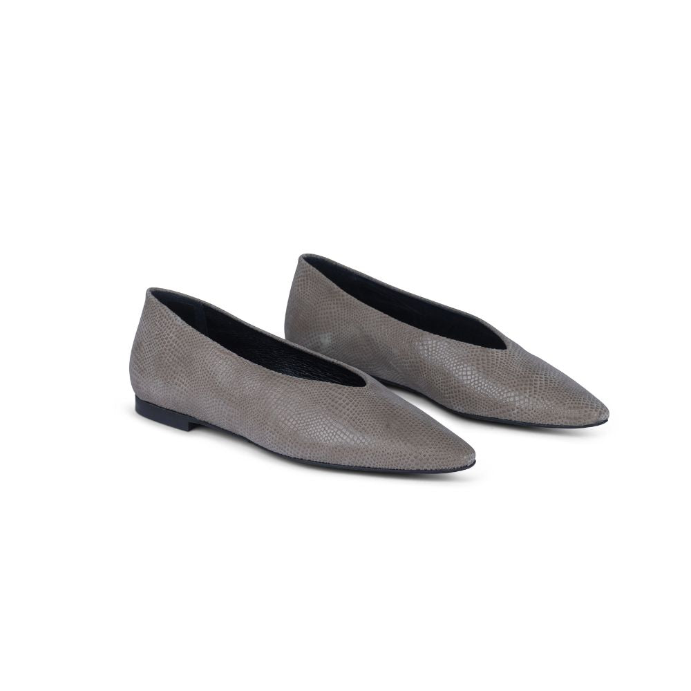 BALLET FLATS GABON TAUPE