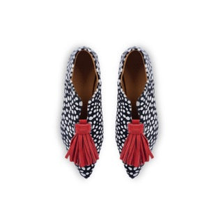 BLOSSOM HIGH Dotted Black/Red