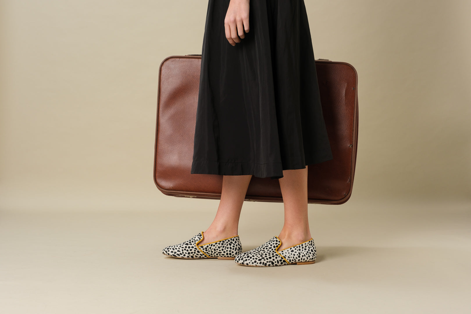 MADRID Loafer Dotted White Yellow