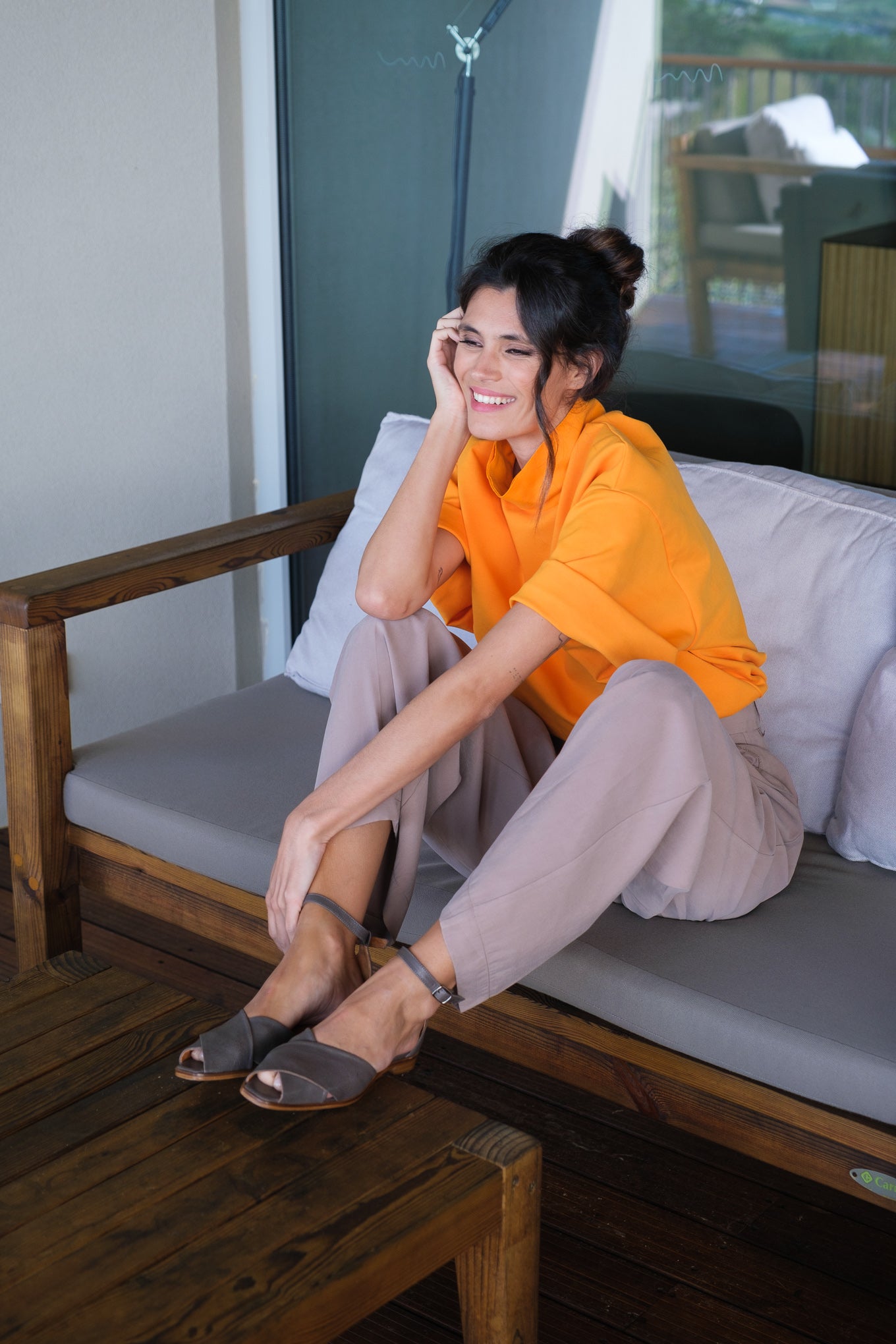 TUESDAY Sandal Grey