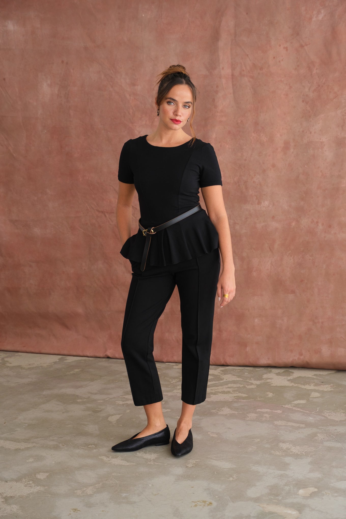 BALLET FLATS GABON BLACK