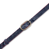 Merida Leather Belt Python Grey