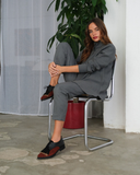 AYU CHUNCKY BLACK & BURGUNDY
