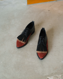 AYU CHUNCKY BLACK & BURGUNDY