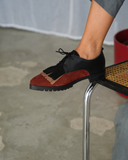 AYU CHUNCKY BLACK & BURGUNDY
