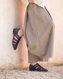 Athens Roman Sandal Black