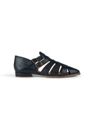 Athens Roman Sandal Black