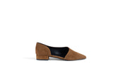 BIAS HONEY Suede Pointed Ballet Flats