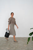BALLET FLATS GABON TAUPE