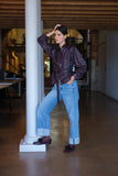MOCASSIN GROUND BORDEAUX Leather Pompom Loafers
