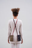 Leather Crossbody Phone Bag Leopard