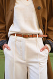 Edit Belt Caramel Leather
